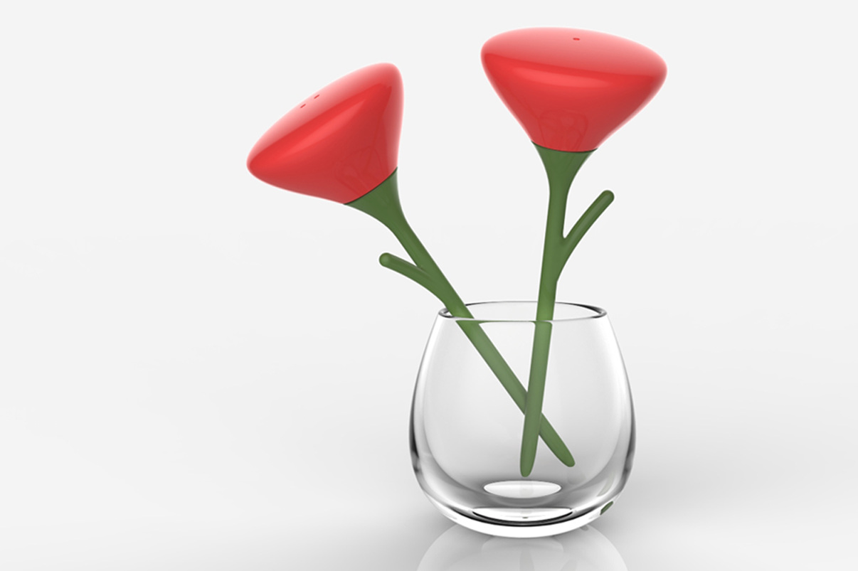 Alessi In Love Mean Design Studio - Salt And Pepper Shaker alessi in love mean design studio - salt and pepper shaker